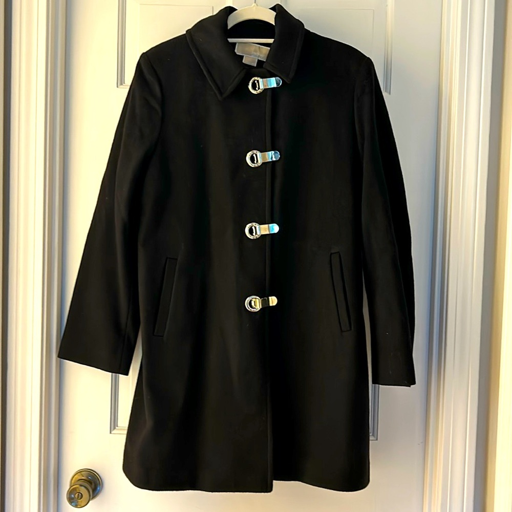 Michael Michael Kors wool blend black coat